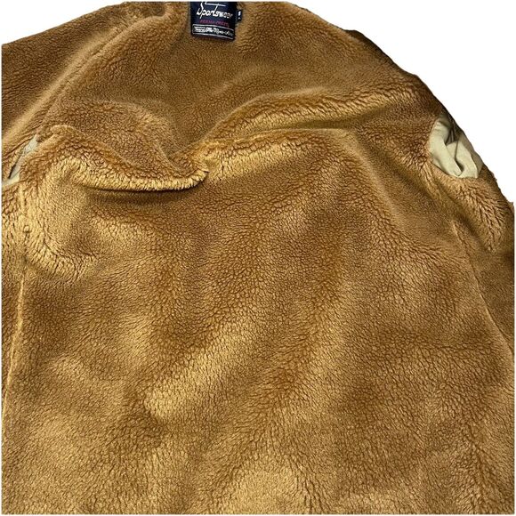 Vintage 60s Sears Sportswear Sherpa Lined Barn Coat Men's 48 X Tall EUC - Picture 4 of 9